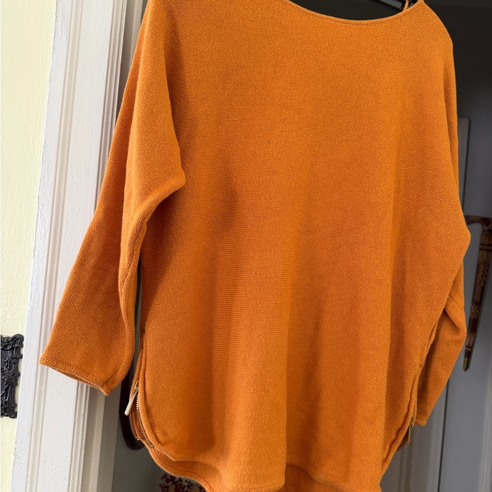 MICHAEL Michael Kors Vibrant Orange Crew Neck Sweater